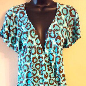 Diane Von Furstenberg Wrap Mini Dress